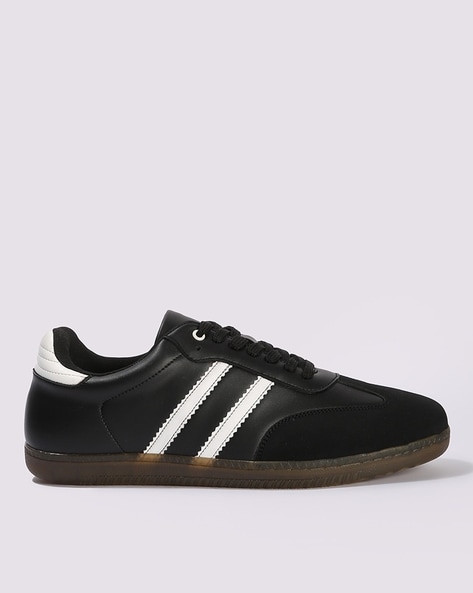 YOUSTA Men Round-Toe Lace-Up Sneakers