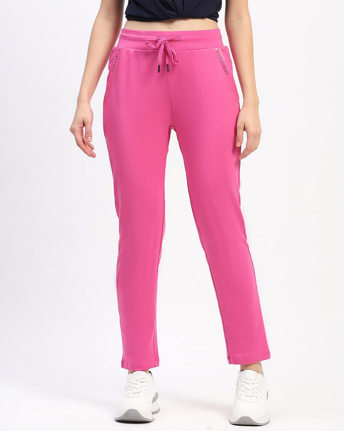 Buy Hot Pink Track Pants for Women by MADAME M SECRET Online