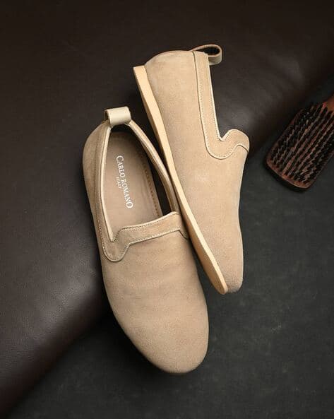 CARLO ROMANO Slip-on Shoes with Suede upper