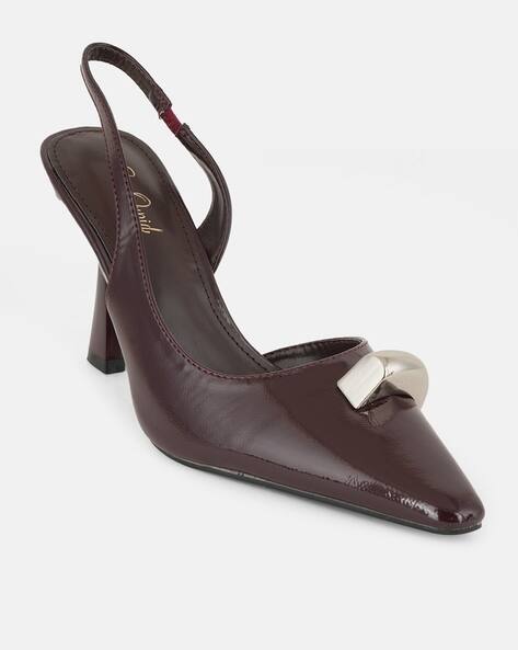 Buy Maroon Heeled Shoes for Women by Everqupid Online | Ajio.com Buy Maroon Heeled Shoes for Women by Everqupid Online | Ajio.com