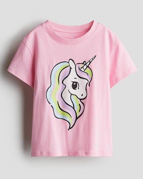 Girls Printed Jersey Top