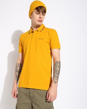 gas Men Regular Fit Polo T-Shirt with Logo Embroidery-picture-33