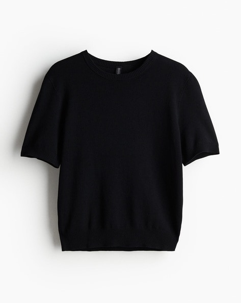 Women Fine-Knit Tshirt