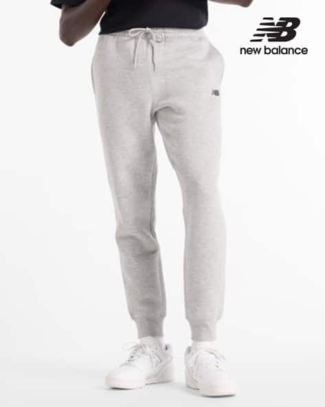 Men Heathered Sports Joggers with Drawstring Waist
