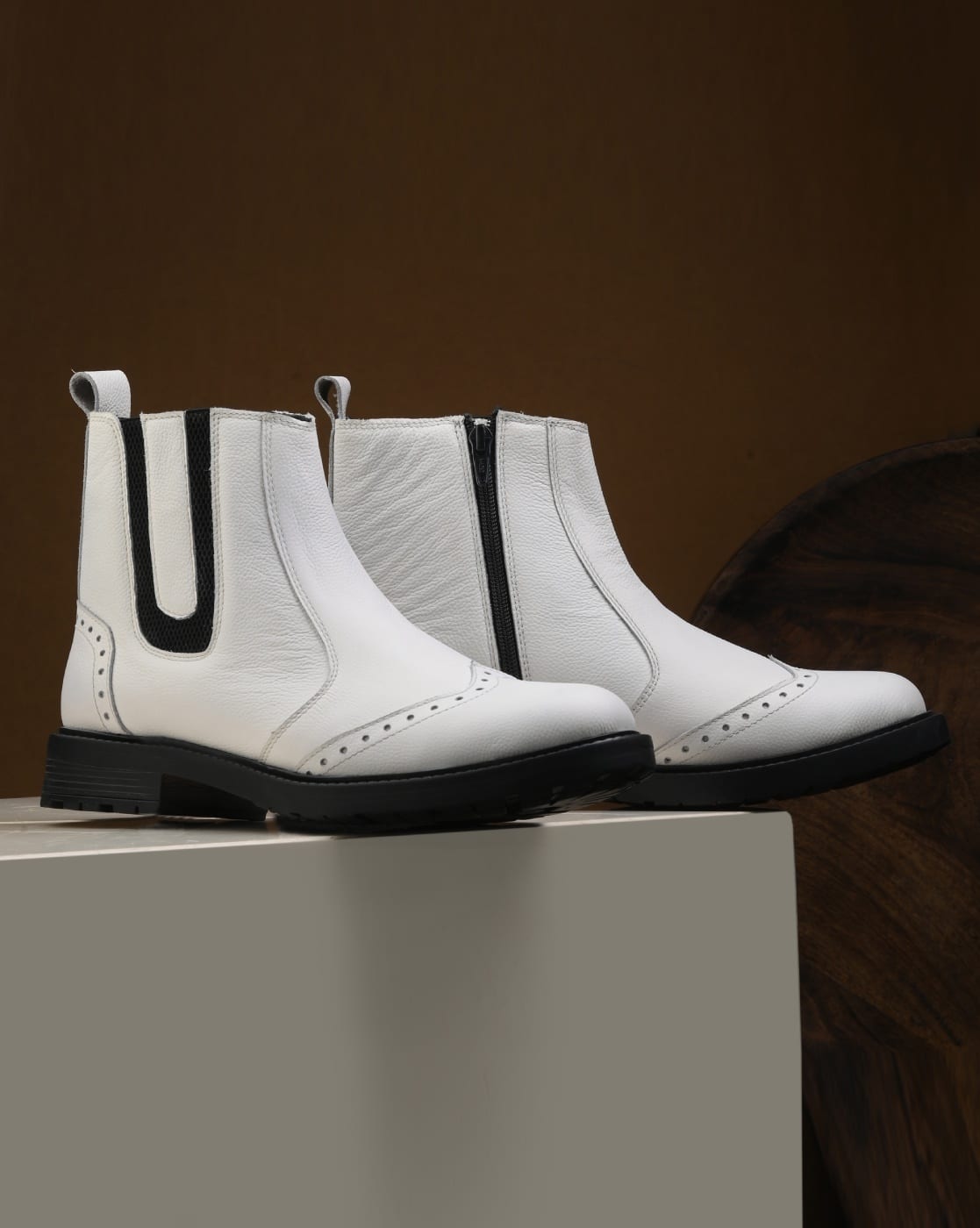 WHITE`S BOOTS サイズ不明 Buy SABATES-Men's Height Increasing Formal Zipper Boots White at