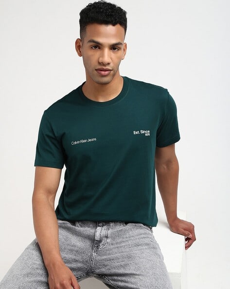 Buy Green Tshirts for Men by Calvin Klein Jeans Online
