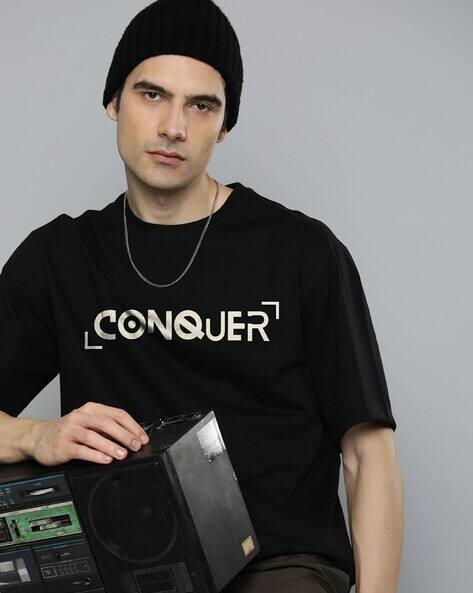 Buy BLACK Tshirts for Men by Crafting Club Online