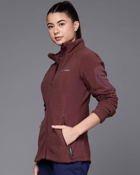 ジャケット・アウター maron Buy Maroon Jackets & Coats for Women by Columbia Online | Ajio.com