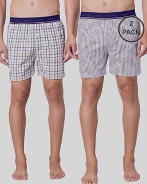 urban scottish Men Pack of 2 Boxers with Elasticated Waistband-picture-20