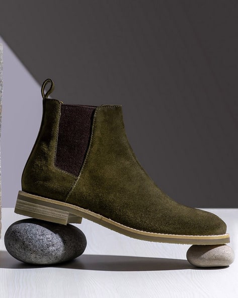 Buy Olive Boots for Men by Saint G Online