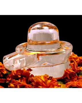 Shiva Lingam Crystal Showpiece