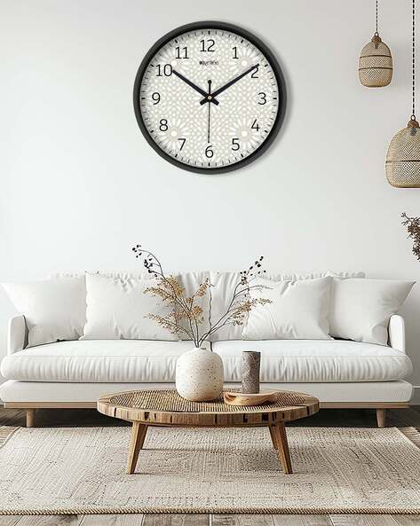 Olive Tree Round Shaped Analog Wall Clock