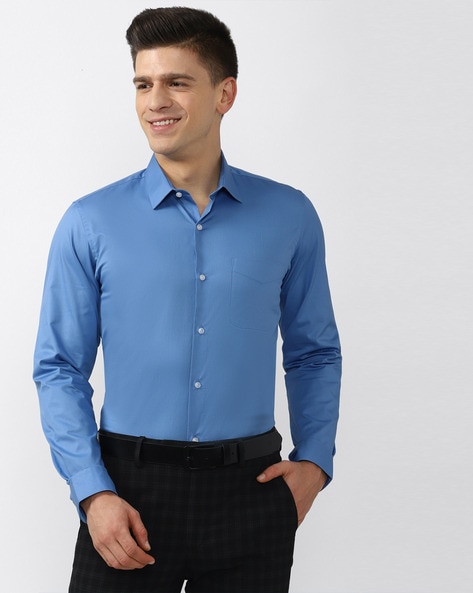 Peter England Men Regular Fit Shirt