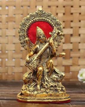 navyaksh Saraswati Devi Maa Idol Showpiece-picture-51