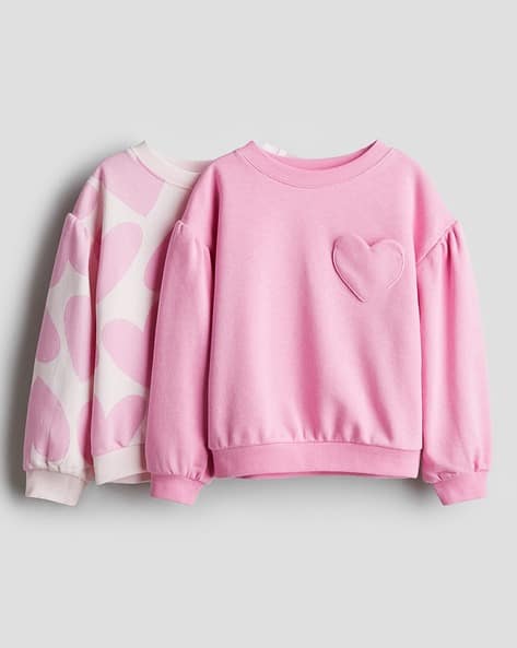 Buy Pink Sweatshirts Hoodie for Girls by H&M Online