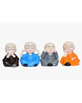 Set of 4 Buddha Monks Figurines-image-7