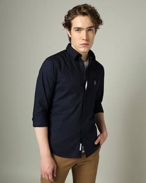 u.s. polo assn. Men Tailored Fit Shirt with Patch Pocket-picture-10
