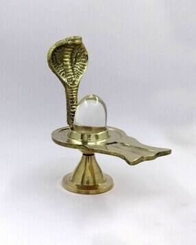 Shiva Shivling with Sphatik Lingam Showpiece