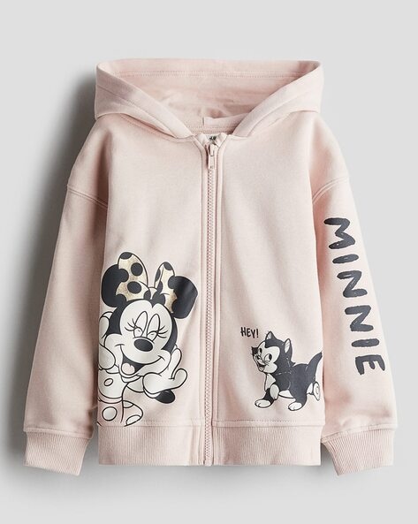 Pink cartoon hoodie sale