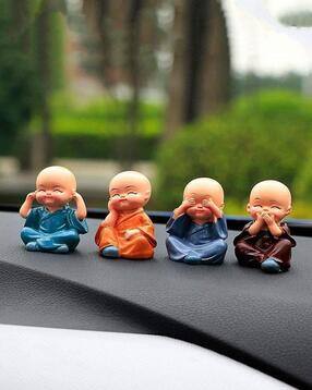 navyaksh Set of 4 Buddha Monks Figurines-picture-20