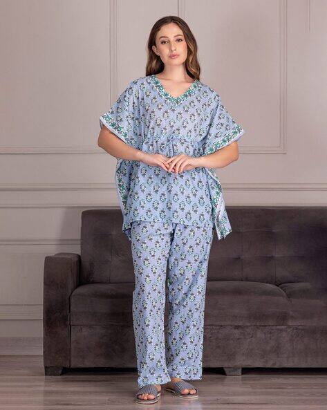 kaftan cotton nightwear for ladies online