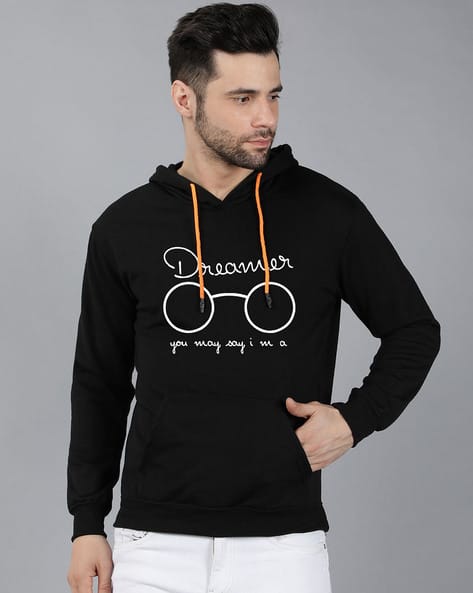 Buy Black Sweatshirt Hoodies for Men by Fashion And Youth Online