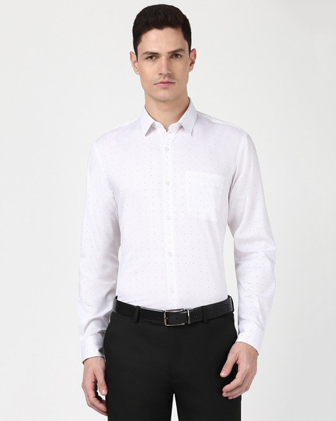 Peter England Men Regular Fit Shirt