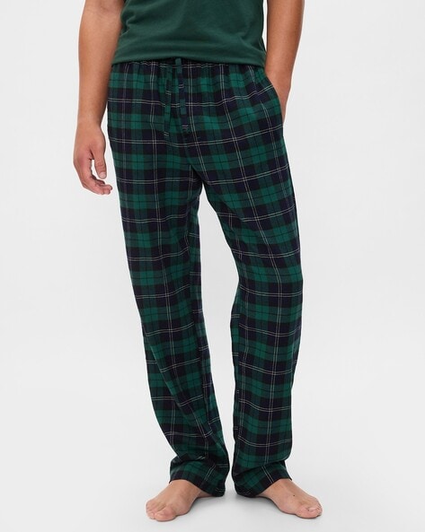 Men Checked Regular Fit Pyjamas