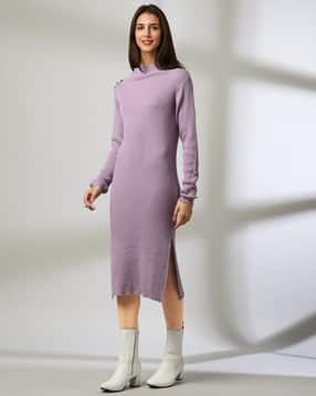 fig Women Ribbed Sweater Dress-picture-35