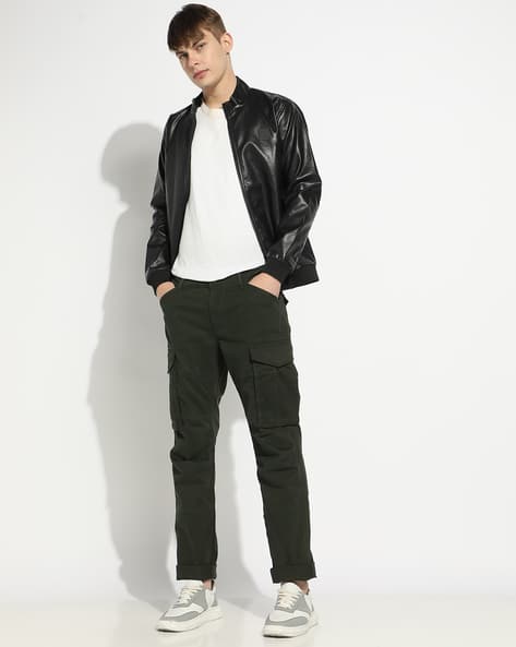 GAS Men Straight Fit Flat-Front Cargo Pants