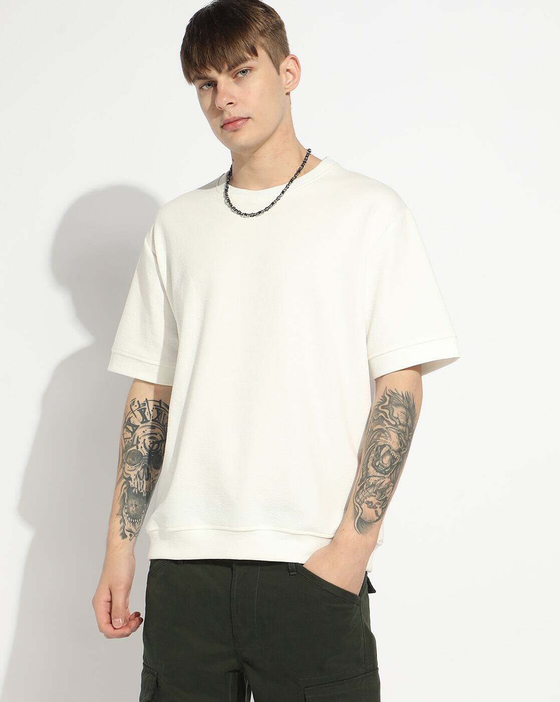 Buy White Tshirts for Men by GAS Online | Ajio.com