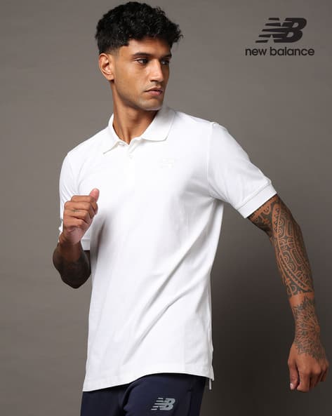 Men Regular Fit Polo T-Shirt with Embroidered Logo