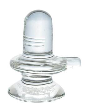 navyaksh Glass Shivling Idol Showpiece-picture-33