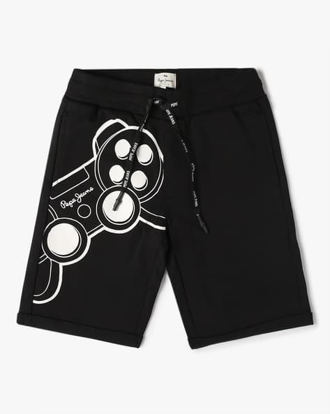 Gym Pepe Jeans Short Boys Graphic Print Regular Fit Shorts