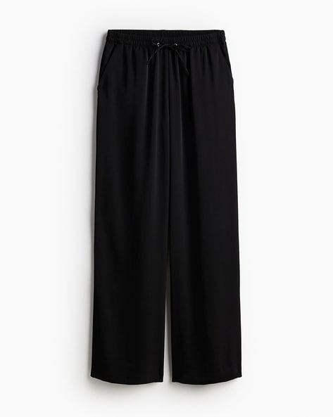 H and m black trousers best sale