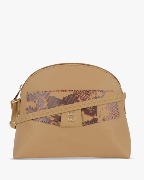 BAGGIT Women Reptilian Print Sling Bag