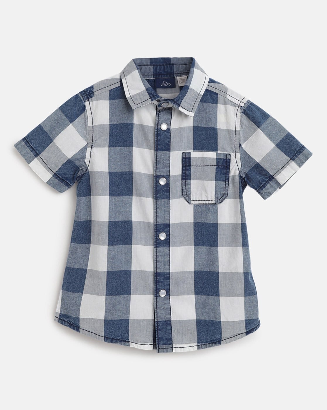 トップス BOBOCHOSES Chekered Blue polo トップス BOBOCHOSES Chekered Blue polo トップス BOBOCHOSES