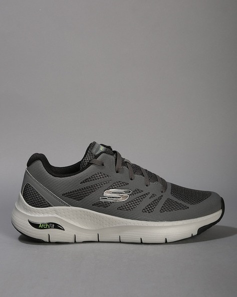 Men Arch Fit Low-Top Lace-Up Shoes