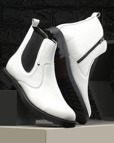 Buy White Boots for Men by DESIDERIO Online