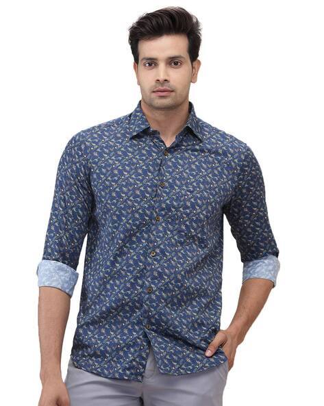 Colorplus Men Micro Print Regular Fit Shirt