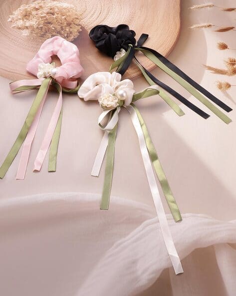 Set of Women Hair Band with Bow-Accent