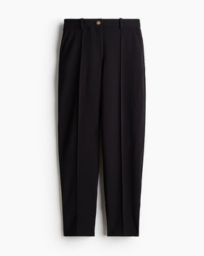 H and m black trousers best sale