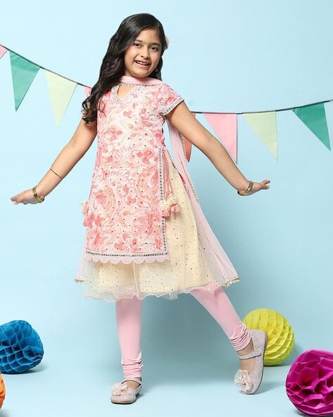 Buy Off White Ethnic Wear Sets for Girls by Biba Online