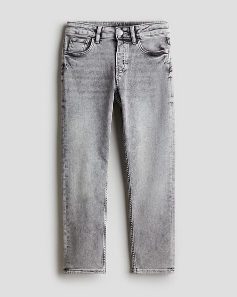 Boys Mid-Wash Relaxed Fit Jeans