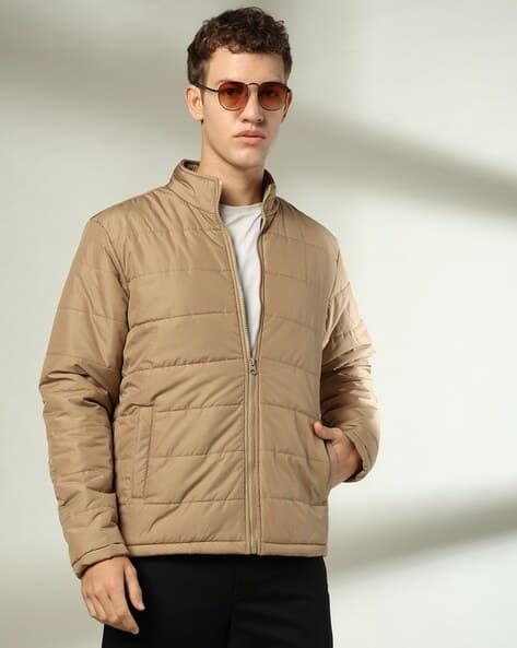 Buy Beige Jackets Coats for Men by NETPLAY FOR TRENDS SELECT - Main Image
