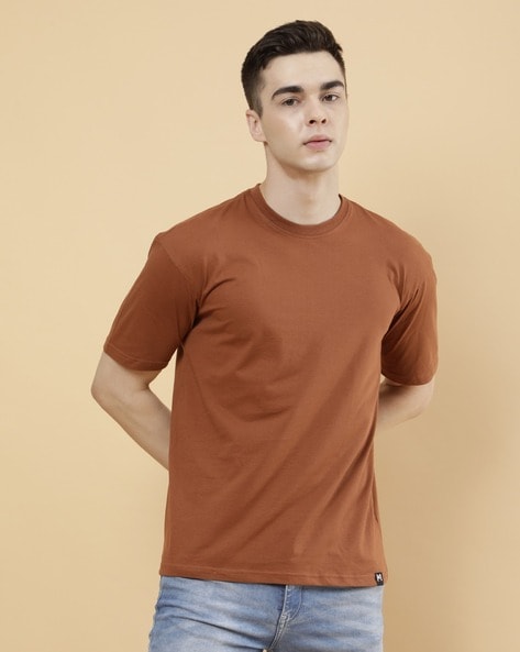 Men Regular Fit Round-Neck T-Shirt