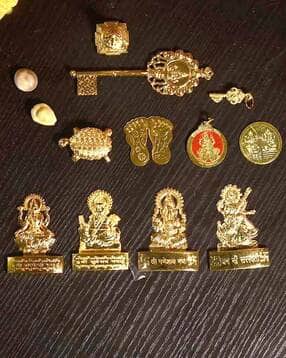 navyaksh Shree Dhanalakshmi Kuber Bhandari Sampoorna Kripa Maha Yantra Showpiece-picture-46