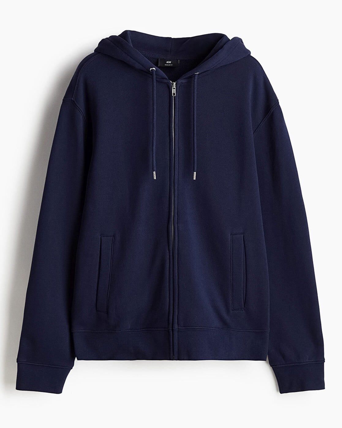 Zipper H And M Sweatshirt Men Regular Fit Zip Through Hoodie
