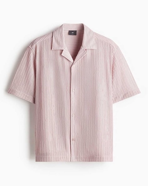 Fashion h&m pink dress shirt