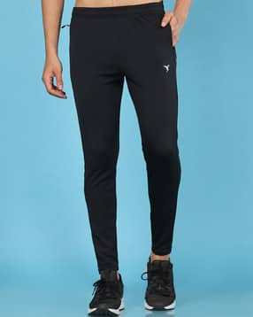 technosport Men Logo Print Fitted Trackpants with Insert Pockets-picture-44